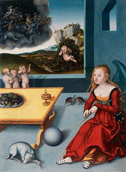 Lucas Cranach Die Melancholie oil painting picture